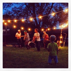 this little dude stole our hearts at an amazing House Concert 